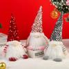 New Christmas Decoration Christmas Sequins Luminous Rudolph Doll Santa Claus Faceless Doll Ornaments