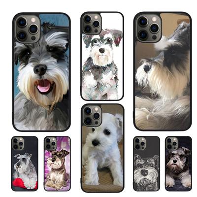 Husă de telefon pentru cățel Schnauzer pitic pentru iPhone 11 12 13 14 Pro Max mini XR XS SE2020 6 7 8 Plus Samsung S21 S22 Coque Funda