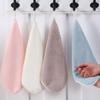 Hanging Quick-drying Hand Towel Kitchen Absorb Water Lose Hair Cleaning Cloth Small Square Handkerchief Towel Drying Cleaning Tools