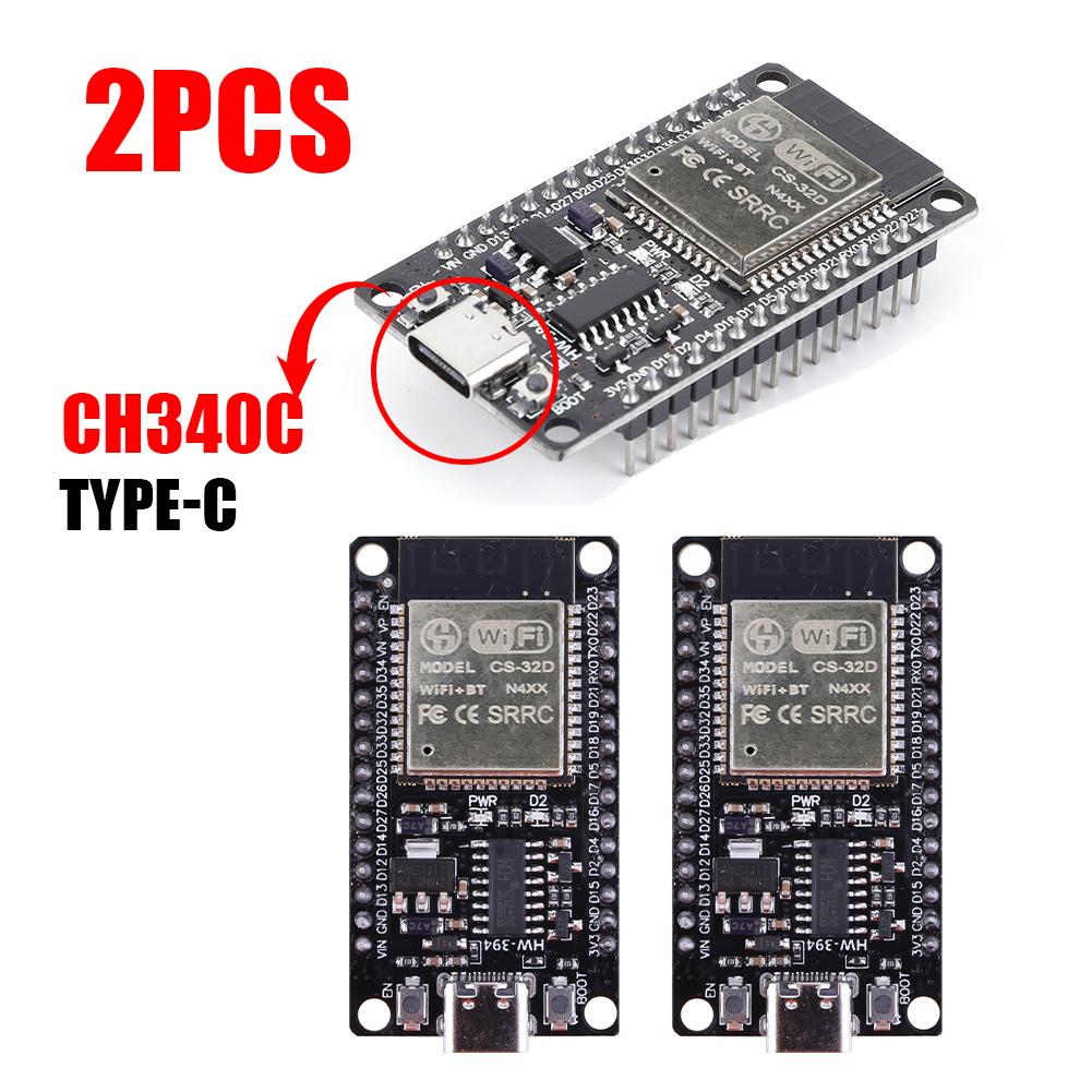ESP32 -32 Entwicklungsboard TYP-C CH340C/ USB CP2102 WiFi+Bluetooth Ultra-Niedriger Stromverbrauch Dual-Core Drahtlosmodul