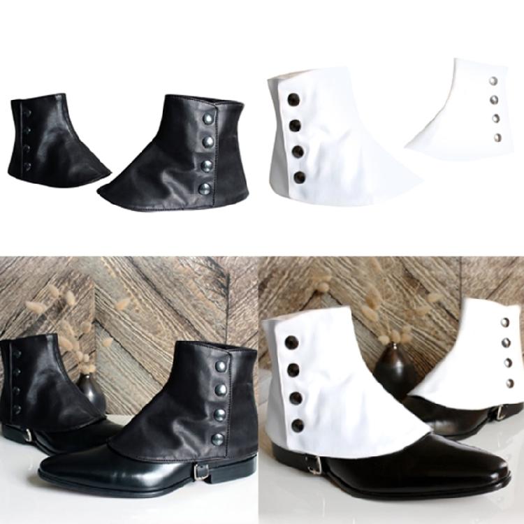 Sterevunk Medieval Leg Cover Pirate Boot Cover Renaissances Knight Costumes