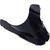 WYNMOTO Motorcycle Double Bubble Windshield Windscreen Fit for Honda CBR929RR 2000-2001 CBR900RR 00 01 Black