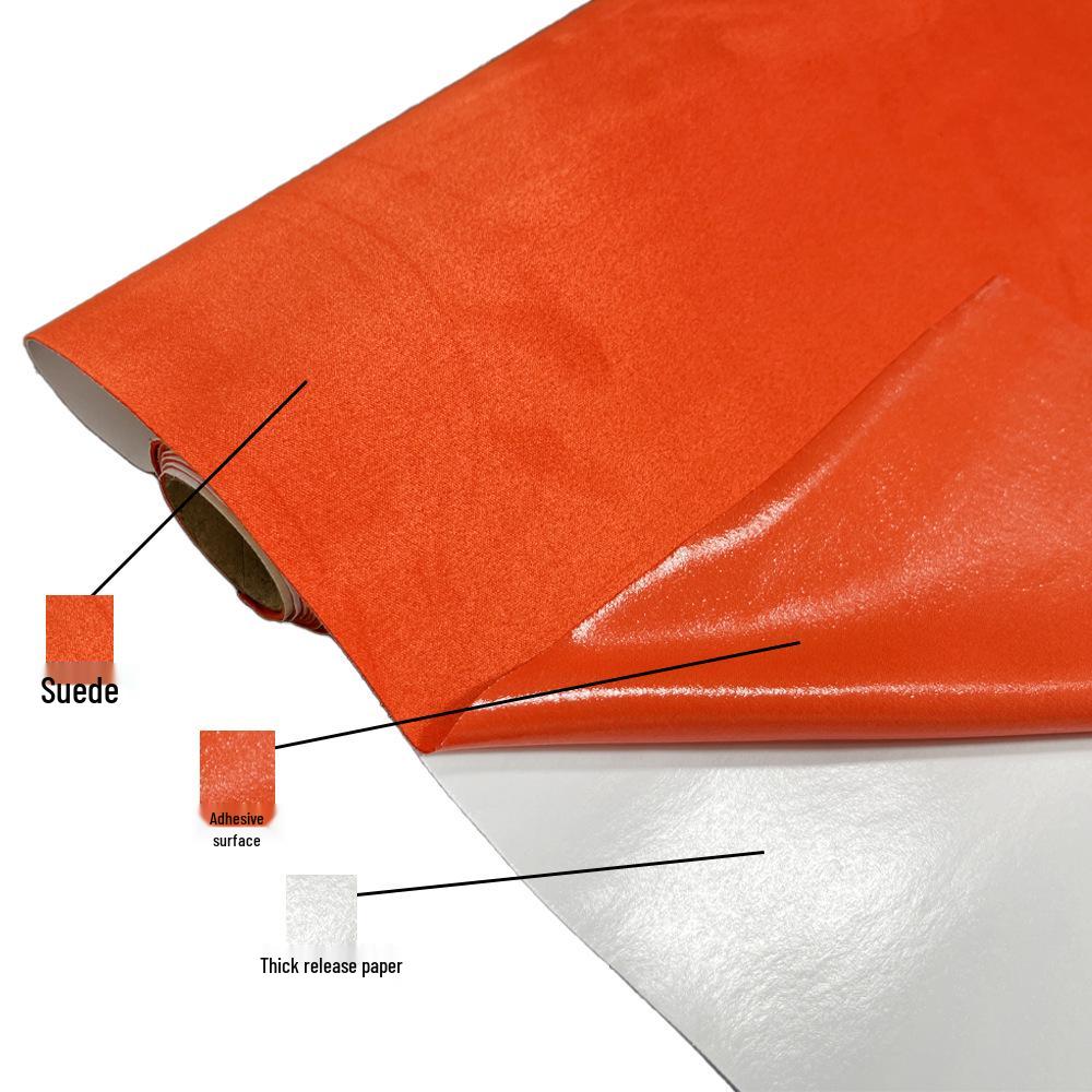 Self-adhesive Suede Leather for Home and Car Modification and Decoration