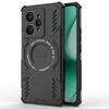 For Realme 15 5G Magnetic Case Butterfly Armor Hollow Heat Dissipation PC+TPU Phone Cover