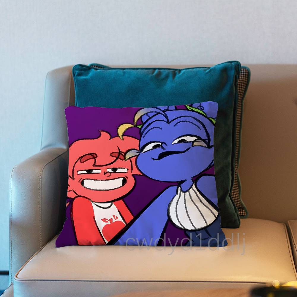 MMundo Torajo Anime Pillow Case Short Plush Sofa Decorative Gift Home Doublesided Printing Cushio