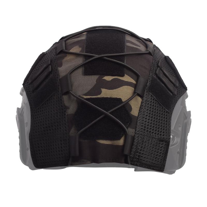 Cross border amazon FAST helmet helmet cloth riding helmet field camouflage mesh helmet cover tactical helmet