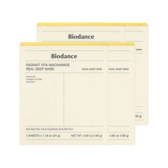 Biodance Radiant Vita Niacinamide Real Deep Mask 34g
