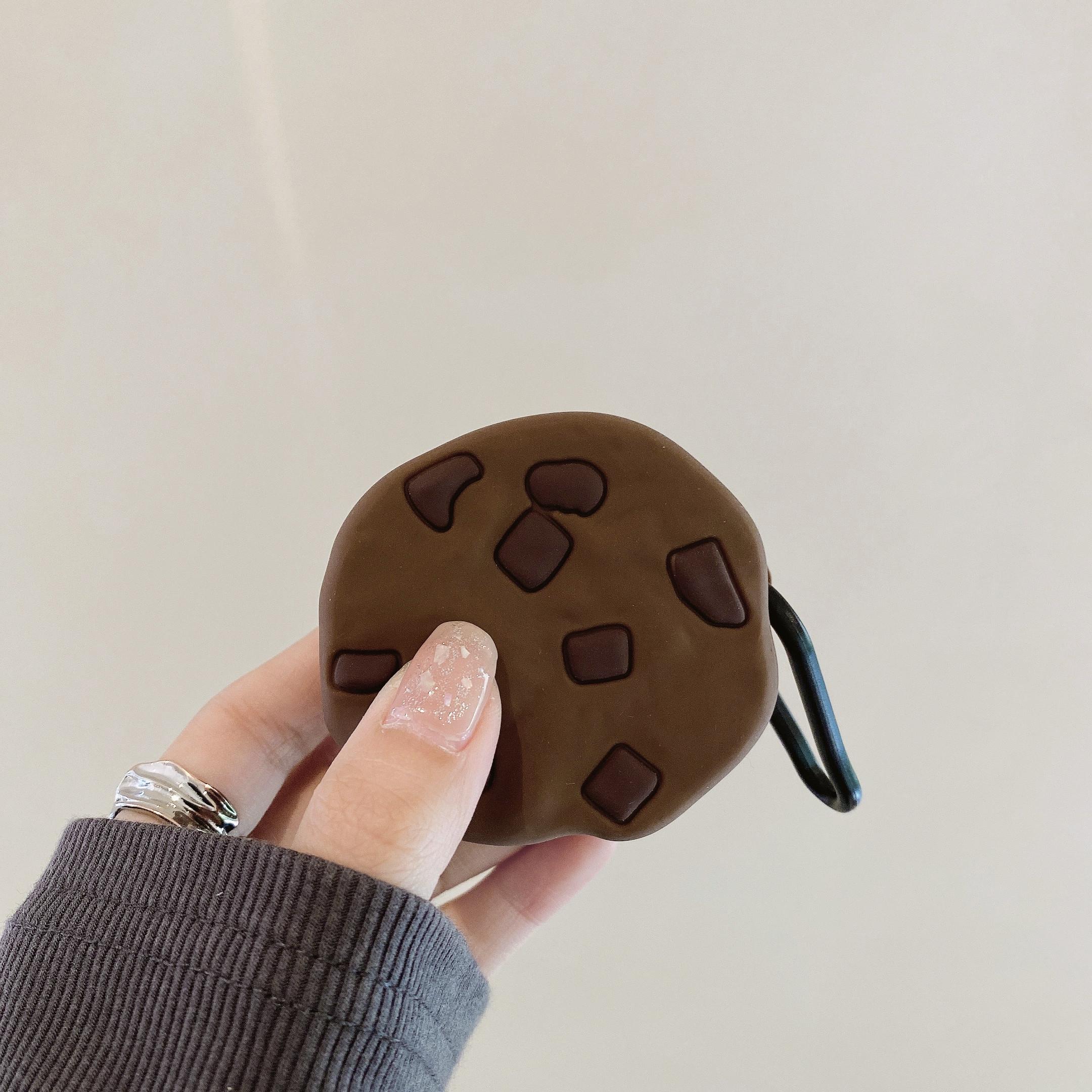 

Силиконовый чехол для наушников с милым мультяшным печеньем для Samsung Galaxy Buds 2 Pro Live, чехол для Galaxy Buds2 Pro, полная защита с металлическим крючком for Galaxy Buds FE (2023)