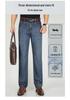 Damen High Waist Tencel Jeans - Frühling/Sommer Leicht, Stretch, Große Größen, Gerade, Freizeit Hose
