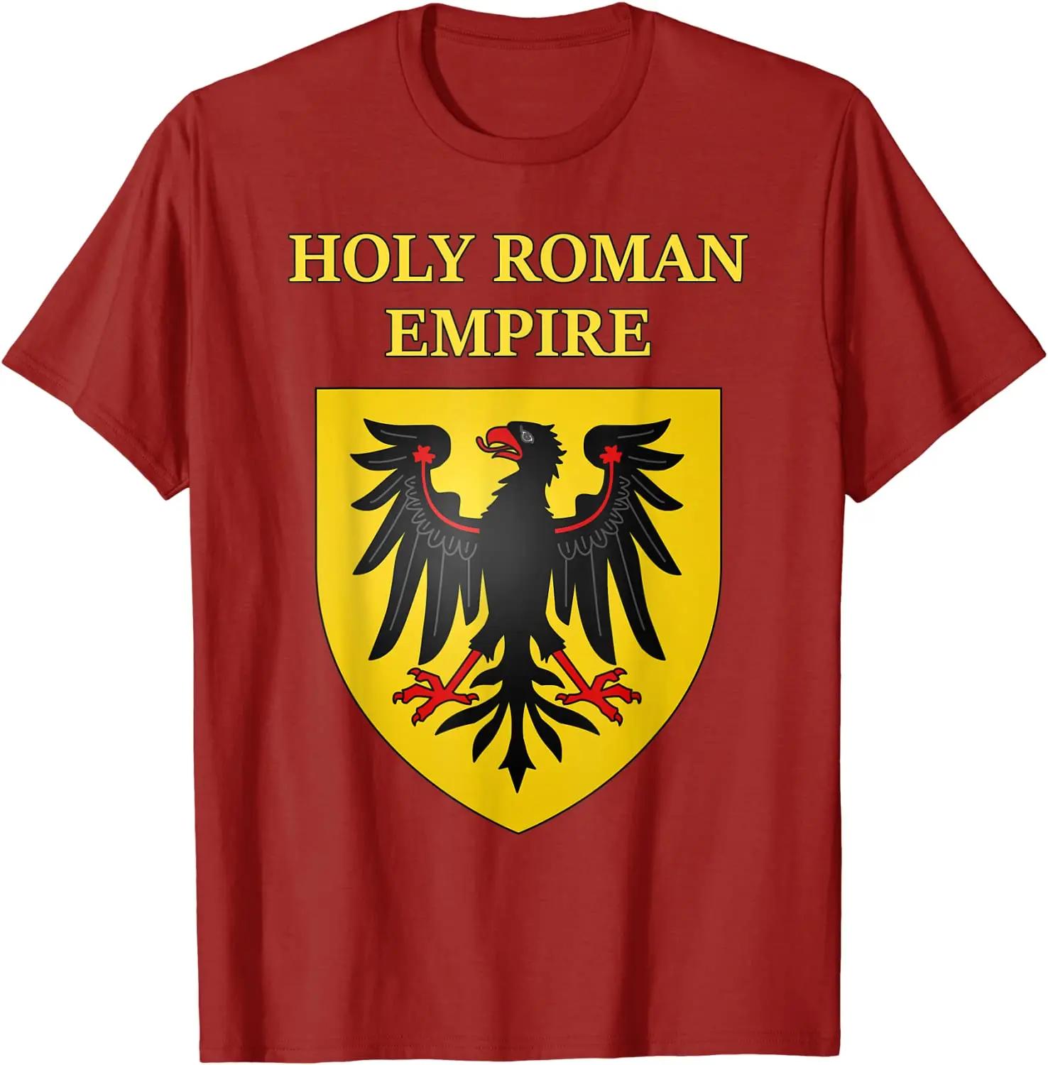 Holy Roman Empire Imperial Coat of Arms T Shirt High Quality Cotton Large Sizes Breathable Top Loose Casual T Shirt S3XL S
