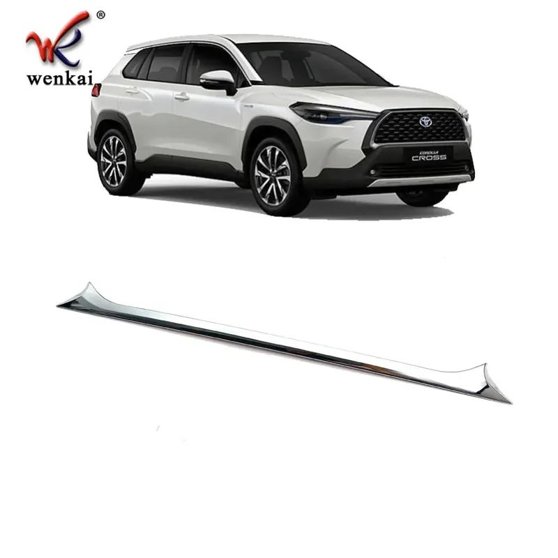 ABS Chrome Outside Rear Trunk Door Tail Gate Lid Garnish Strips Cover Trim For Toyota Corolla Cross - 2024 Car Accessories