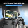 1/2pcs Double Head Hooks Car Rear Seat Headrest Hanger Hook For Honda Civci FIT CRV Accord Jazz HRV Dio Stepwgn Prelude Odyssey aja256