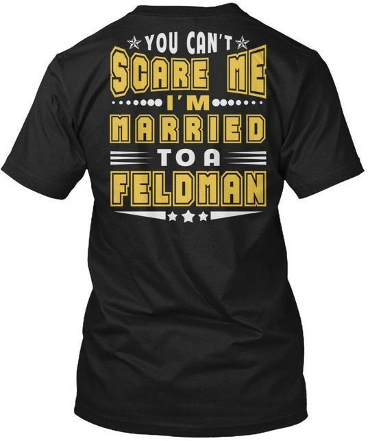 Married To Feldman Thing S T-Shirt Made in the USA Size to 5XL S