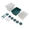 Seed Starter Tray 12 Cells Adjustable Humidity Thickened Seed Starting Kit with Clear Dome Base for