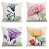 Plants and Flowers Spring Linen Pillowcase Purchasing Sofa Car Living Room Bedside Cushion Pillow