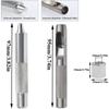 Kit œillets - AIMOONSA - 100 ensembles - 10 mm intérieur - Outils de pose & boîte - Laiton argent