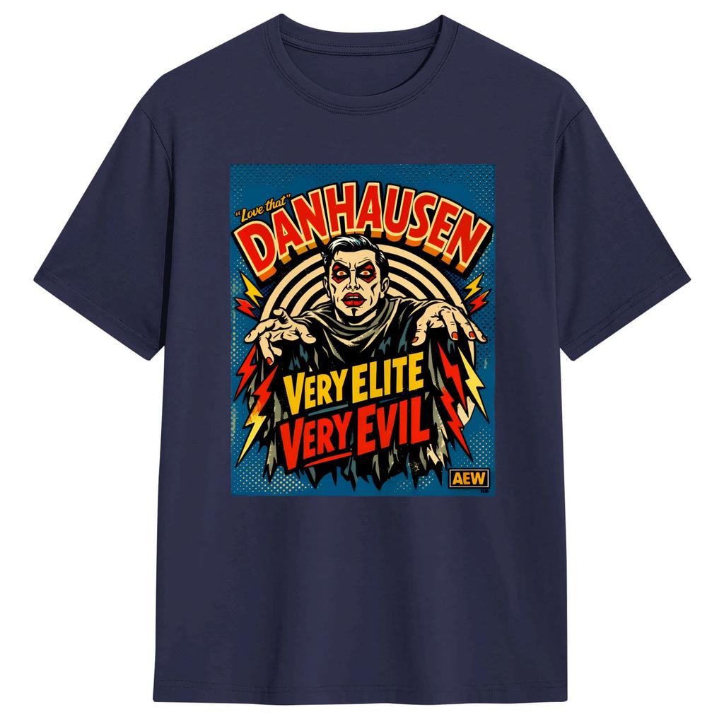 Danhausen Wrestling AEW T-Shirt Sommer Baumwoll-T-Shirts Für Herren Mode Lässiges T-Shirt Kurzarm Y2K Retro Kleidung