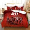3D Print APEX Legends Bedding Set Duvet Cover Bed Set Quilt Cover Pillowcase Comforter King Queen Size Boys Adult Bedding Set