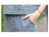 Conjunto de Saia Jeans com Capuz Bordada Chinesa Retrô para Mulheres - Verão 2026
