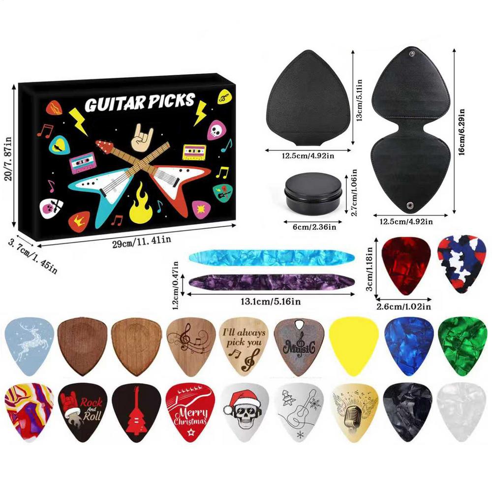 

NEW Christmas Calendar 2025 24 Days Advent Party Supplies Musical Countdown To Christmas Decorations For Acoustic Electric Bass as picture shows