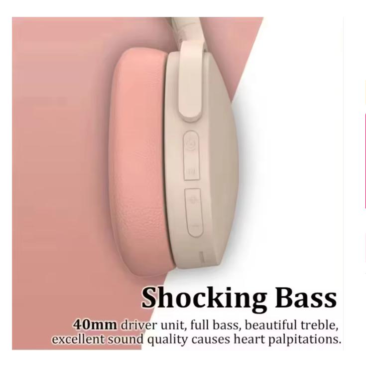 Bs962 Wireless Headphones Bluetooth 5.3 Earphone for Samsung iPhone Stereo Hifi Headset Gaming Earbuds with Mic 2025 New