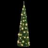 Pop Up Artificial Christmas Tree with 50 LEDs Green 120 Cm