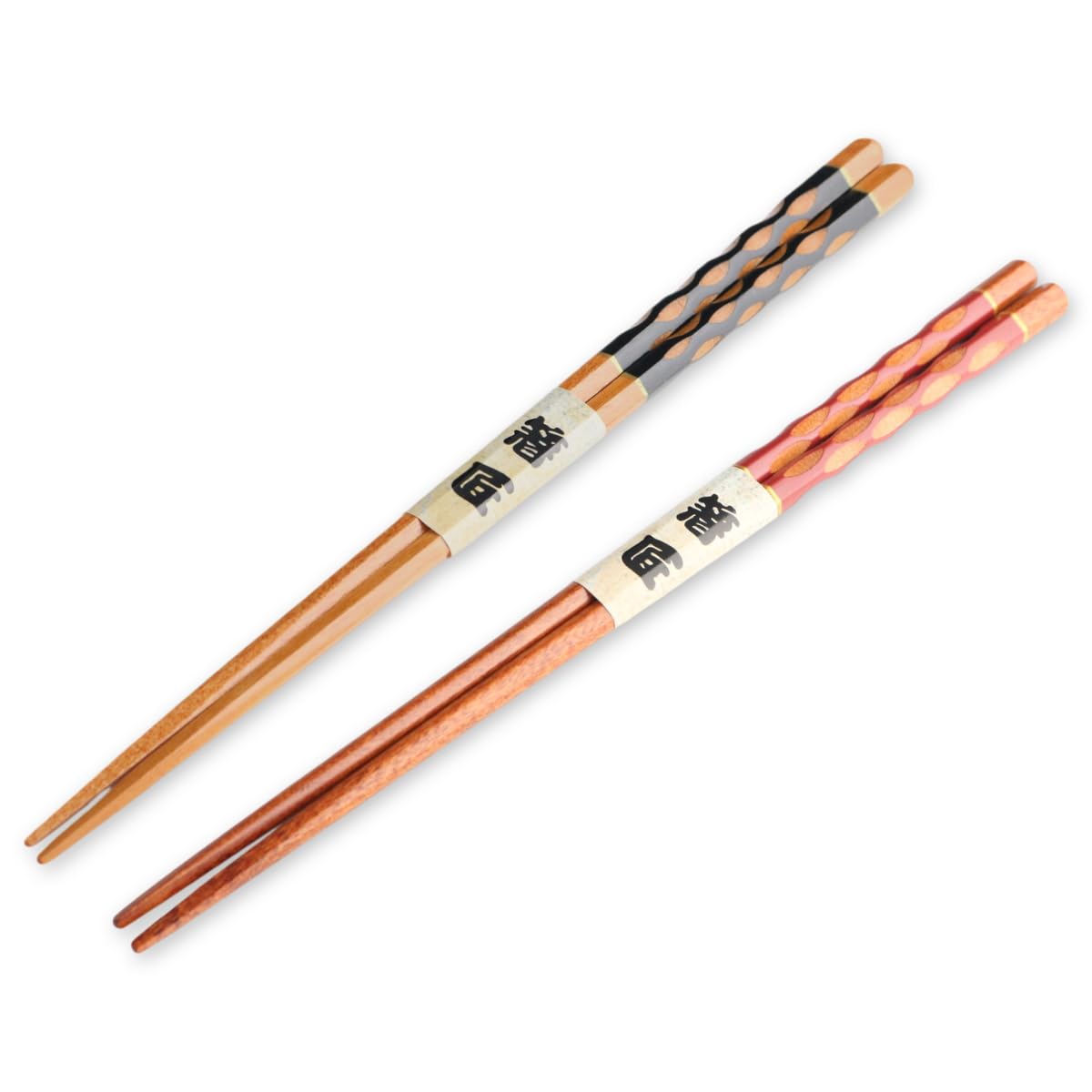 

Wooden Chopsticks Pair Current Model J-kitchens Set, Hand-Carved, 23cm,