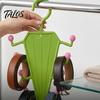 Talos V Shaped Double-Sided Closet Organizer, with 360° Rotating, Space Saving Multi-Layer Vertical Hanger, for Hats Bags Ties Scarves