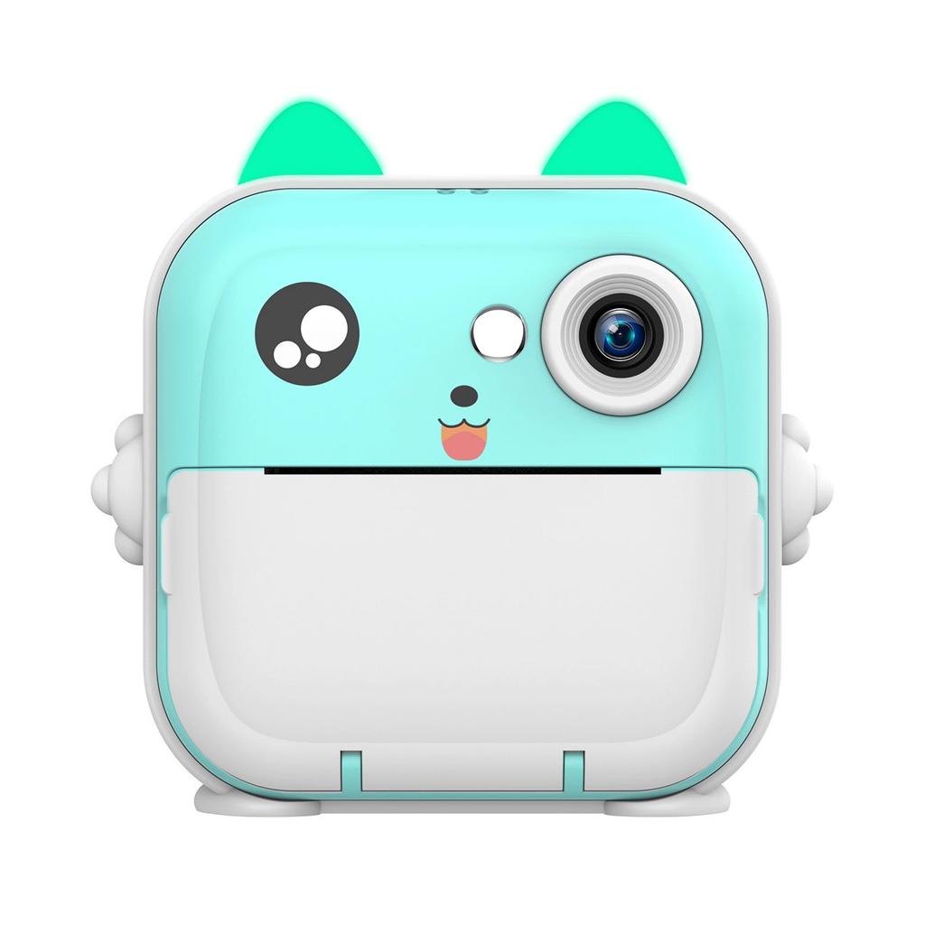 Mini-Thermodrucker WDT-02 mit Kamera für Kinder - Blau