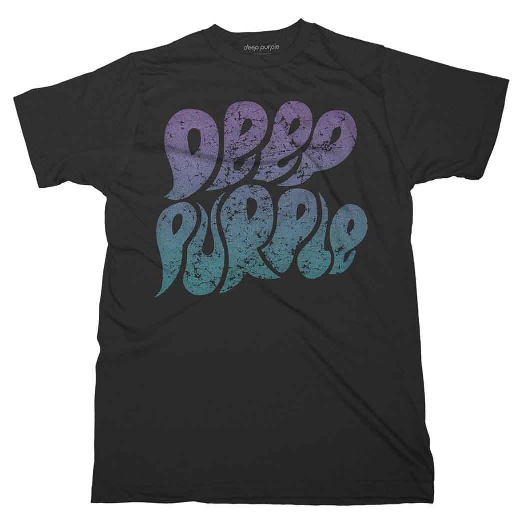 

Deep Purple T-Shirt Bubble Logo Band Official New Black XL