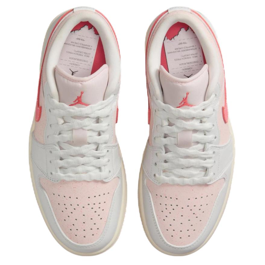 Air Jordan 1 Low SE Strawberry Milkshake Women Sneakers Pink Summit-White Light-Soft-Pink IB8156-133