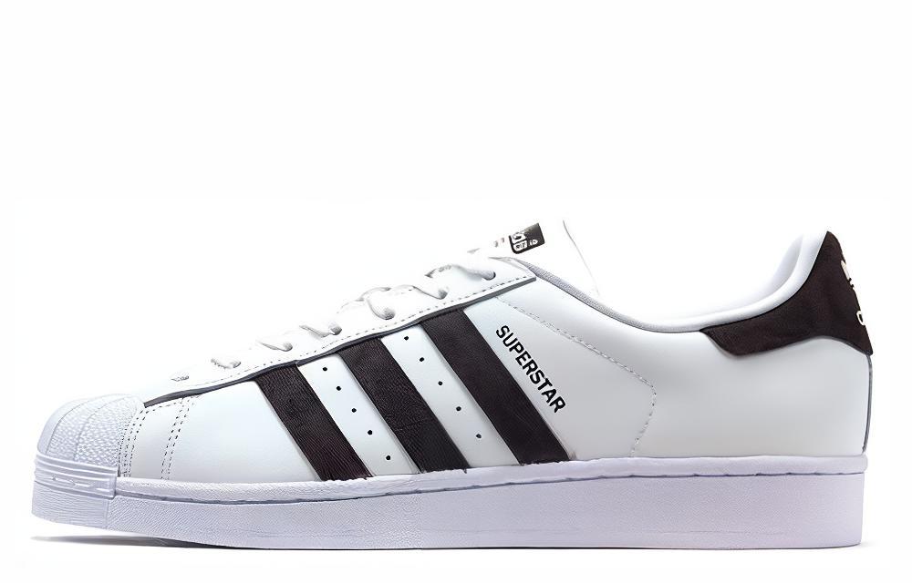 

Adidas Originals Superstar Abrasion Resistant Low top Skateboard Shoes Men s Black White cp9761 43⅓