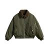 NotBrand Men's Lambswool Pilot Jacket - Winter Cotton Lapel Workwear, Loose Fit (MY95417)