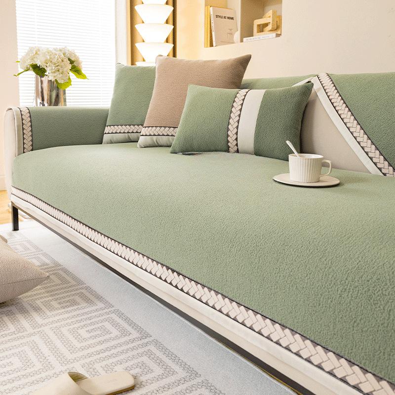 French Cream Style Sofa Cushion Four Seasons Universal Cushion Non-Slip Sofa Cover