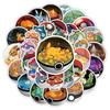 1055Pcs New  Ball Cartoon Graffiti Sticker Cute Pikachu Decal Luggage Phone Guitar Skateboard Waterproof Sticker Kid Toy