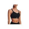 Under Armour Breathelux Solid Logo Training Shock Absorbing High Intensity Sports Bra Women underwear Black 1370739-001