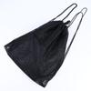 Mesh Drawstring Backpack Bag Breathable Grocery Fruit Storage Sack Multifunction Foldable Ventilated Net Pouch For Sports Gym