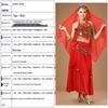 Adult Indian Belly Dance Costume & Skirt Set for Xinjiang Ethnic Dance Performance