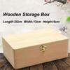 Lock Retro Organizer Wooden Vintage Storage Gift Bracelet Case Box Jewelry Wooden Box