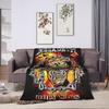 M-Megadethed Band  Blanket  Travel Office Flannel Bedding Throws For Home Decor Soft Warm Design Quality Bedspread