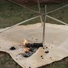Fire Retardant BBQ Mat Reusable Fiberglass Fire Pit Mats Anti-Scald Protective Cover for Outdoor Picnic Camping Flame Carpet