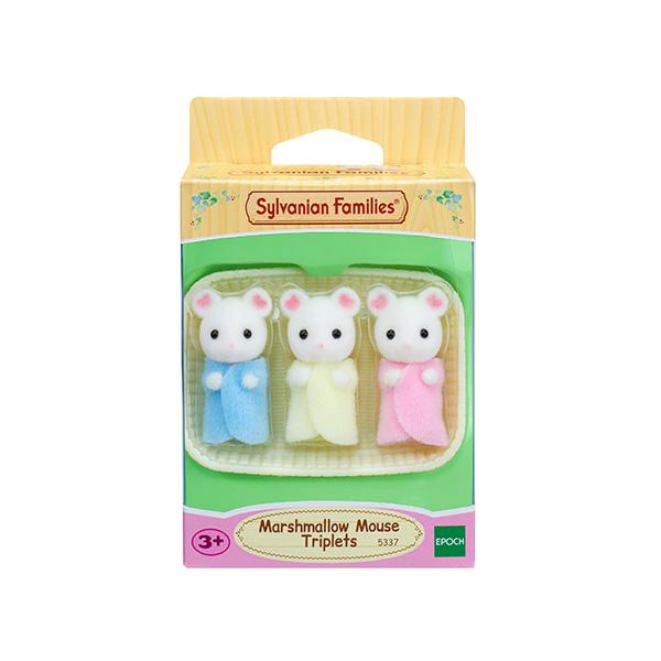 [Toytron] Sylvanian Families 5337 Marshmallow Mouse Triplets Figure Set