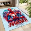 Custom Name "Spider-Man: City Hero" Carpet Rug Customizable Soft Washable Anti-Slip Home Living Room Sofa Mats Personalized Rug. 0909141