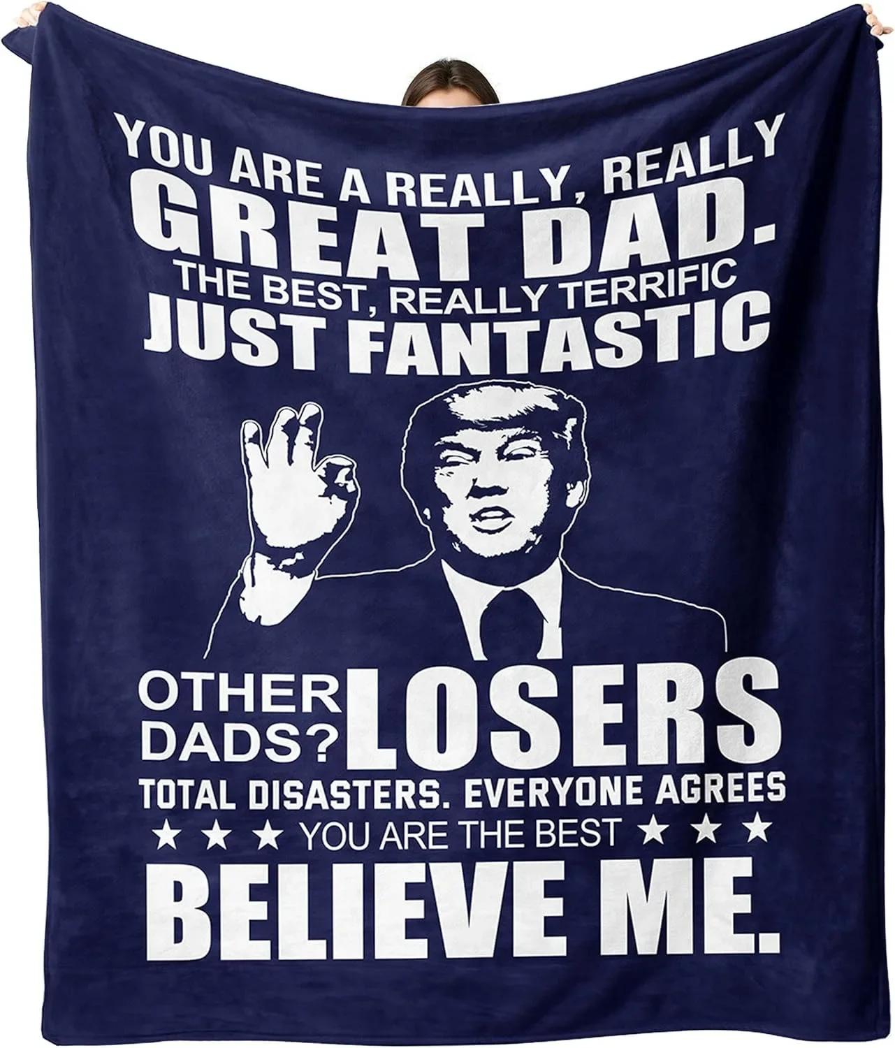 

1PC Gift To Dad Thin Blankets for Father s day Anniversary Birthday Mother s Day for Mom Wife Uncle Grandma Abuela Soft Throw 75cmx90cm