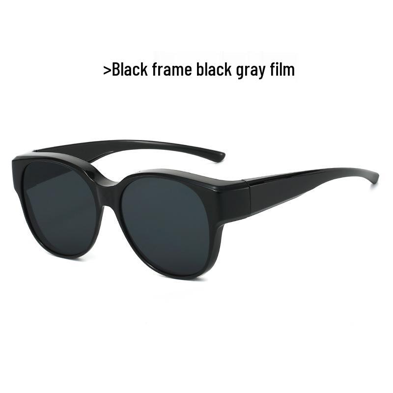 2025 Dual-Use Polarized Cat-Eye Sunglasses: Clip-On Myopia Glasses for Women & Men