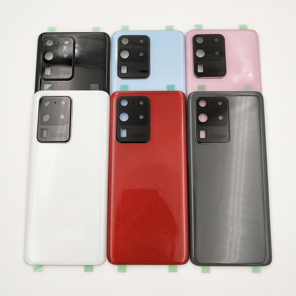 Back Battery Cover For Samsung Galaxy S20 Ultra G988F S20 Plus S20+ G985F S20 Glass Rear Door Housing Panel Replacement Parts