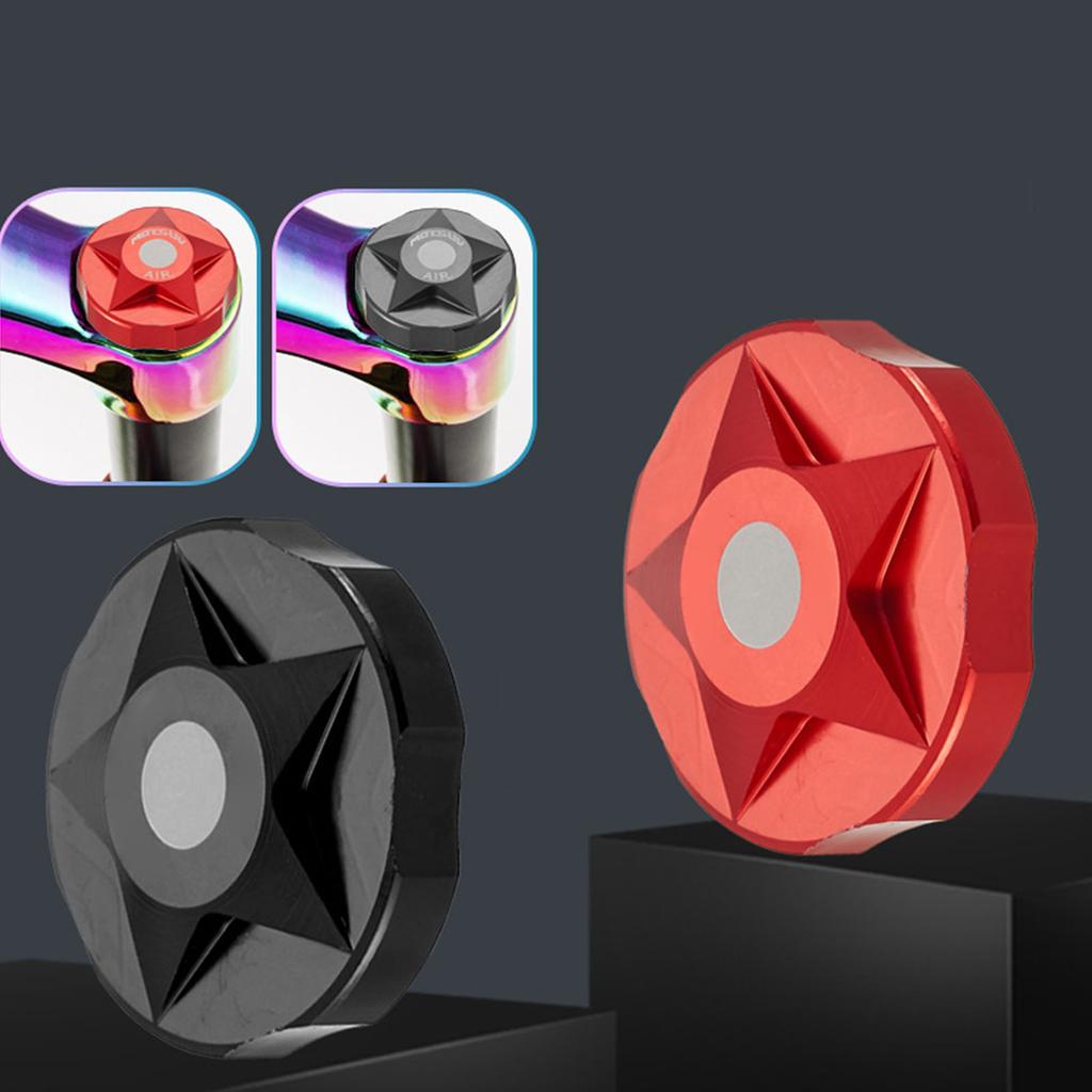 Shock Absorption Mountain Bike Front Fork Cover Bicycles Suspension Fork Valves Cover Bike Front Fork Gas Cover Caps