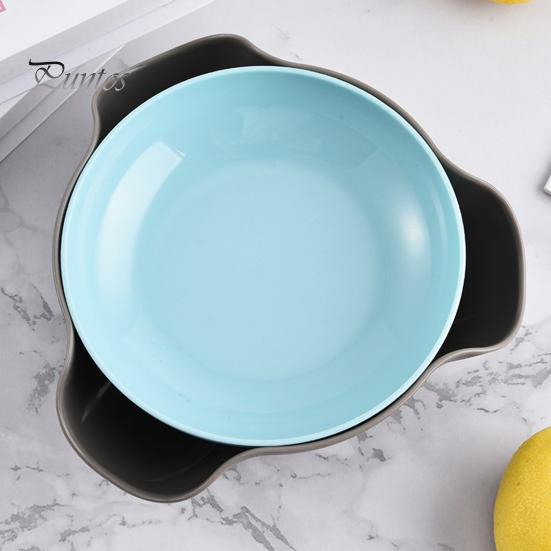 Shell Collecting Snack Bowl with Shell Storage Double-layer Nut Bowl Detachable Divided Snack Bowls with Trash Can