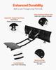 Snow Plow Kit, 122 cm Universal Snow Plow Attachment, Height & Left-Right Adjustable, Quick To Detach, Steel ATV Scrape Blade, 3 Mount Options,