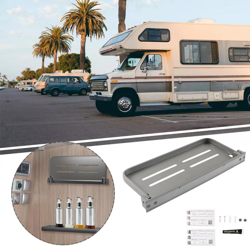 Aluminiowe składane półki opuszczane do kampera są używane do ściany i do przechowywania w celu oszczędzania miejsca i Q7N5